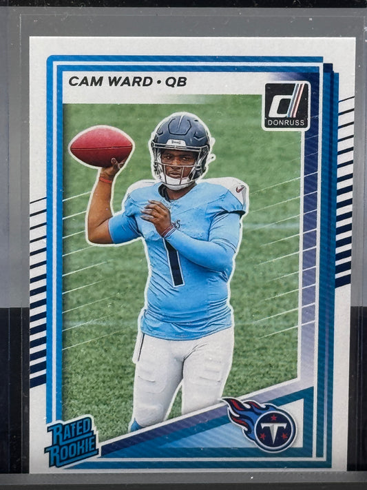 2025 Donruss #350 Cam Ward RC Tennessee Titans