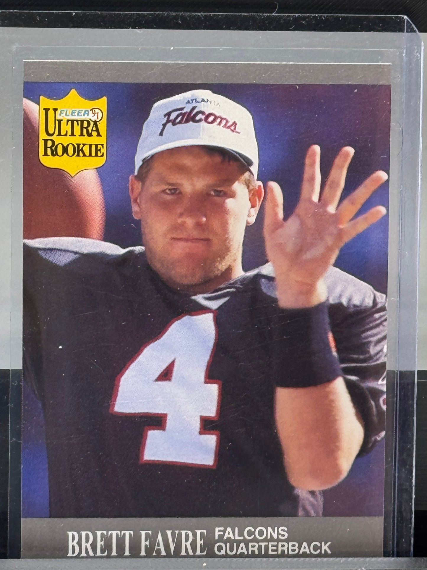 1991 Fleer Ultra Rookie #U-1 Brett Favre RC Atlanta Falcons