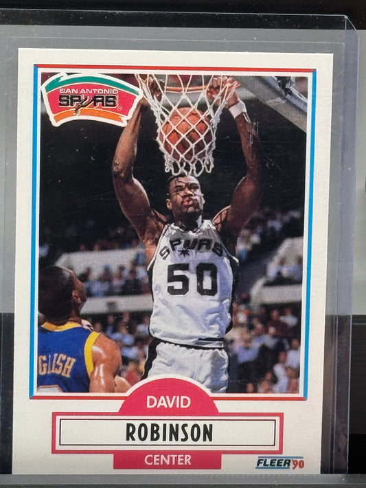 1990 Fleer #172 David Robinson San Antonio Spurs