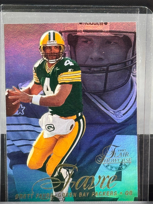 1997 Flair Showcase #4 Brett Favre Green Bay Packers
