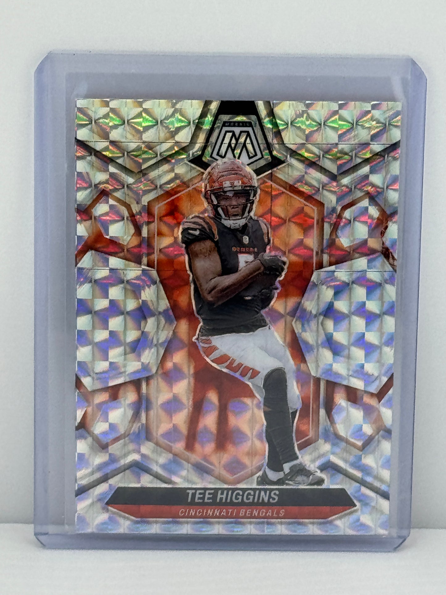 2024 Panini Mosaic #46 Tee Higgins Silver Prizm Cincinnati Bengals
