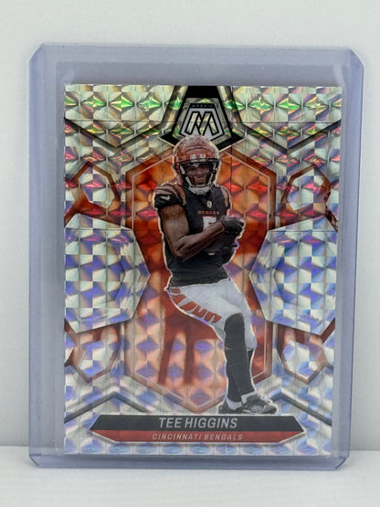 2024 Panini Mosaic #46 Tee Higgins Silver Prizm Cincinnati Bengals