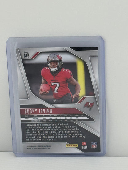 2024 Prizm #316 Bucky Irving RC Tampa Bay Buccaneers