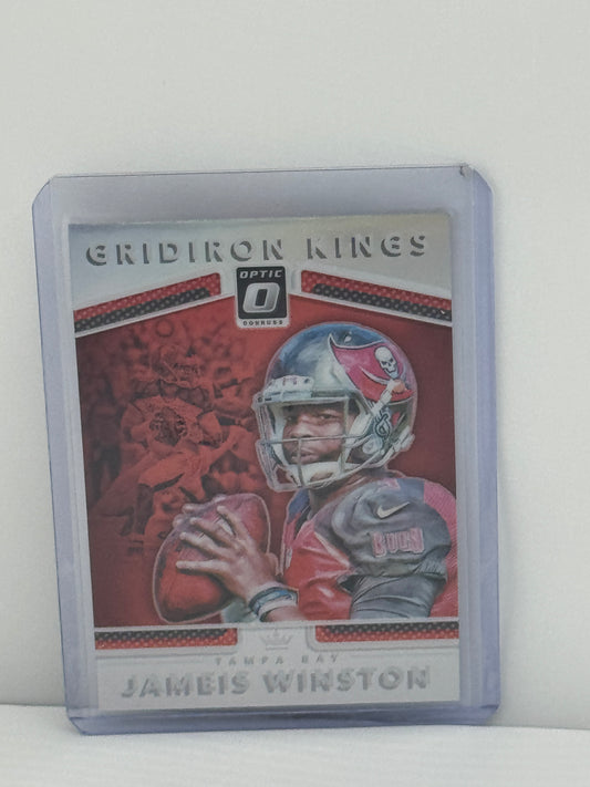 2017 Donruss Optic #20 Jameis Winston Gridiron Kings Holo Tampa Bay Buccaneers