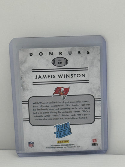 2015 Donruss #201 Jameis Winston RC Tampa Bay Buccaneers