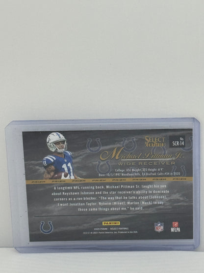 2020 Panini Select Certified #SCR-14 Michael Pittman JR Silver RC Indianapolis Colts