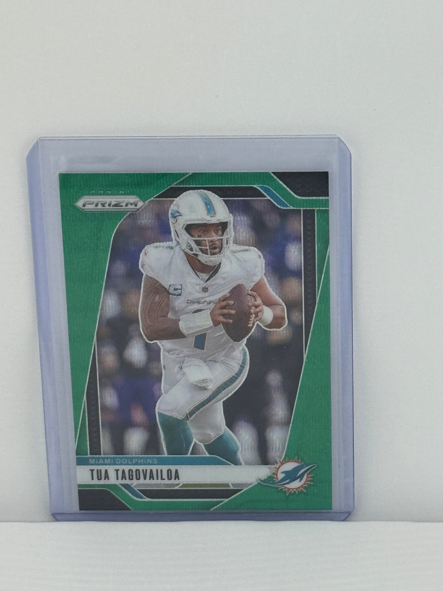 2024 Panini Prizm #175 Tua Tagovailoa Green Wave Miami Dolphins