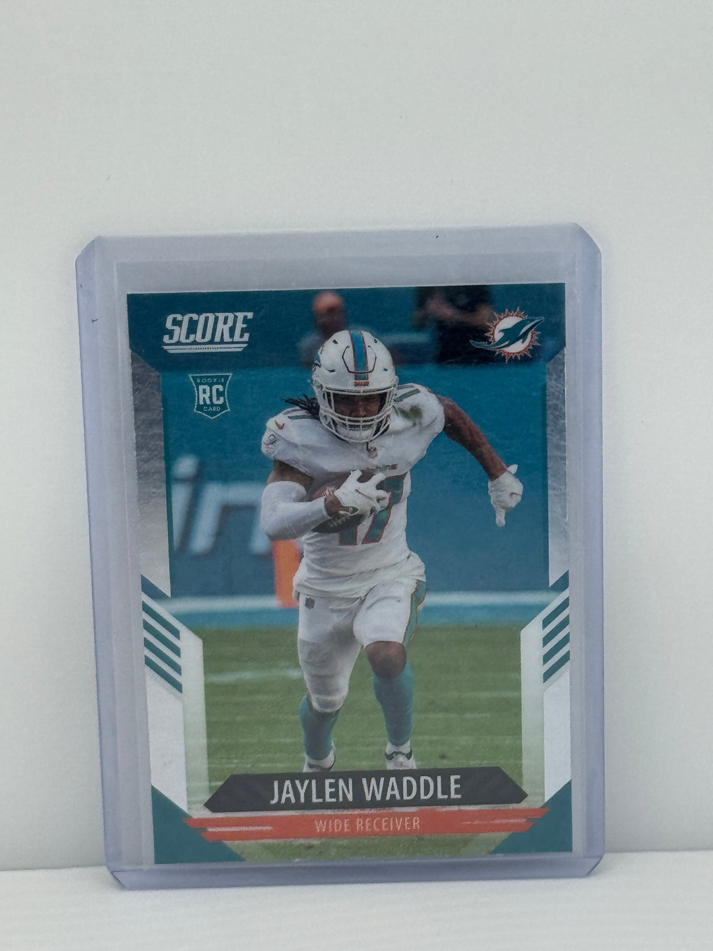2021 Panini Chronicles Score #413 Jaylen Waddle RC Miami Dolphins