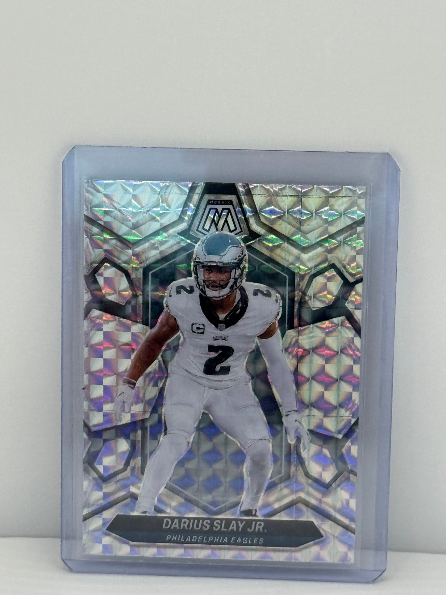 2024 Panini Mosaic #182 Darius Slay Jr. Silver Prizm Philadelphia Eagles