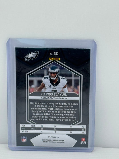 2024 Panini Mosaic #182 Darius Slay Jr. Silver Prizm Philadelphia Eagles