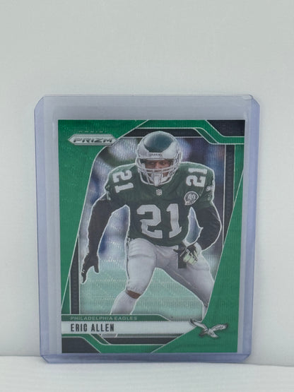 2024 Panini Prizm #237 Eric Allen Green Wave Philadelphia Eagles