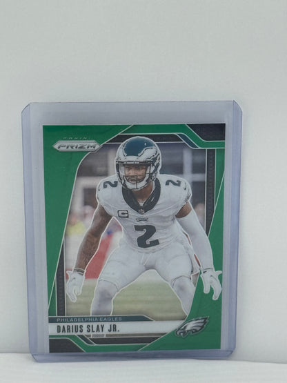 2024 Panini Prizm #235 Darius Slay Jr. Green Prizm Philadelphia Eagles
