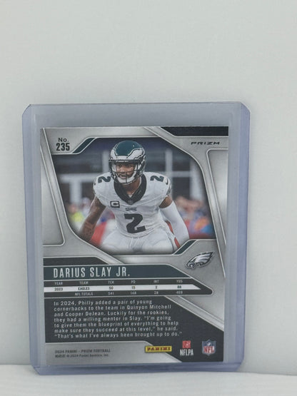 2024 Panini Prizm #235 Darius Slay Jr. Green Prizm Philadelphia Eagles