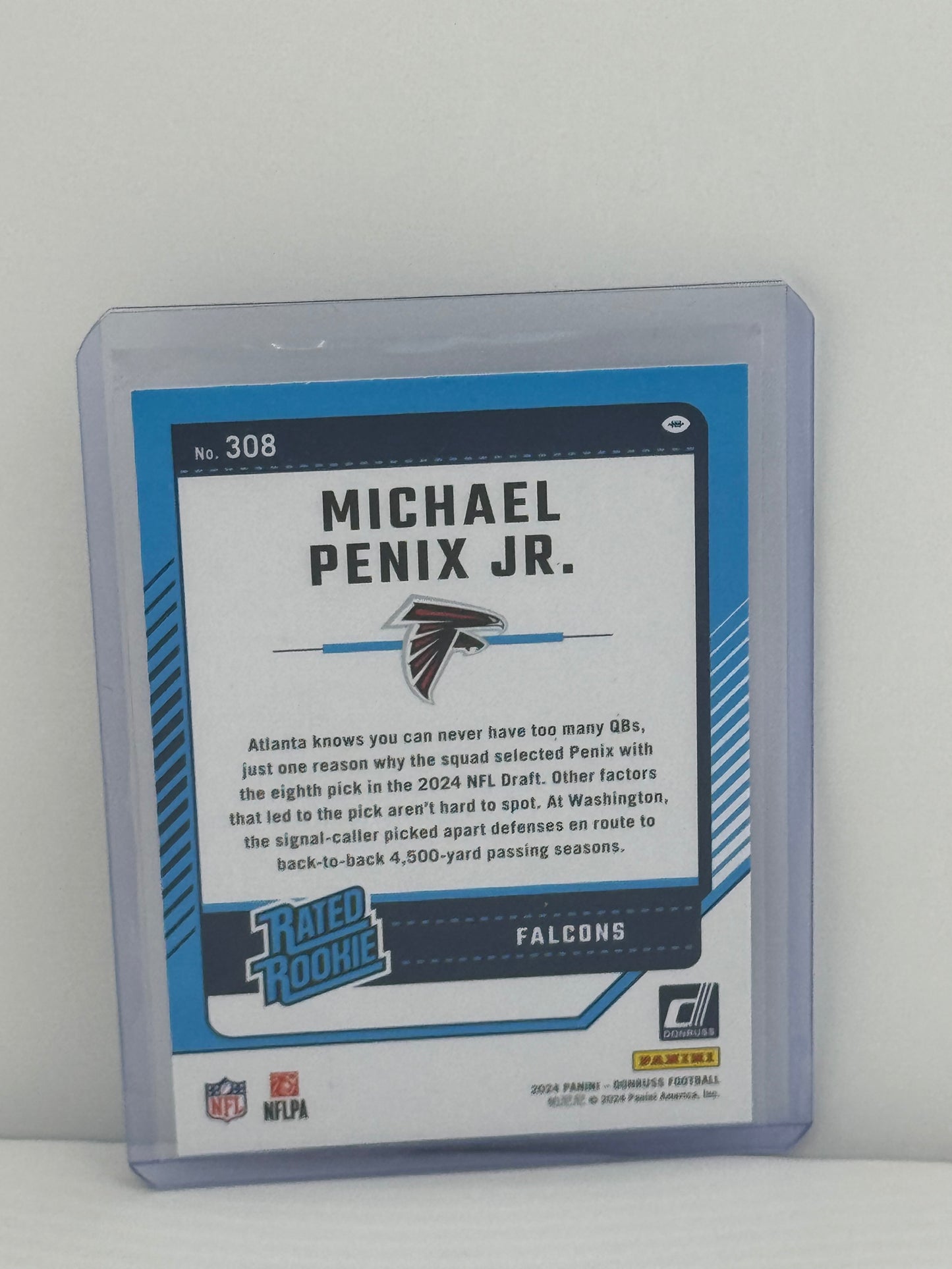 2024 Donruss #308 Michael Penix Jr. RC Atlanta Falcons