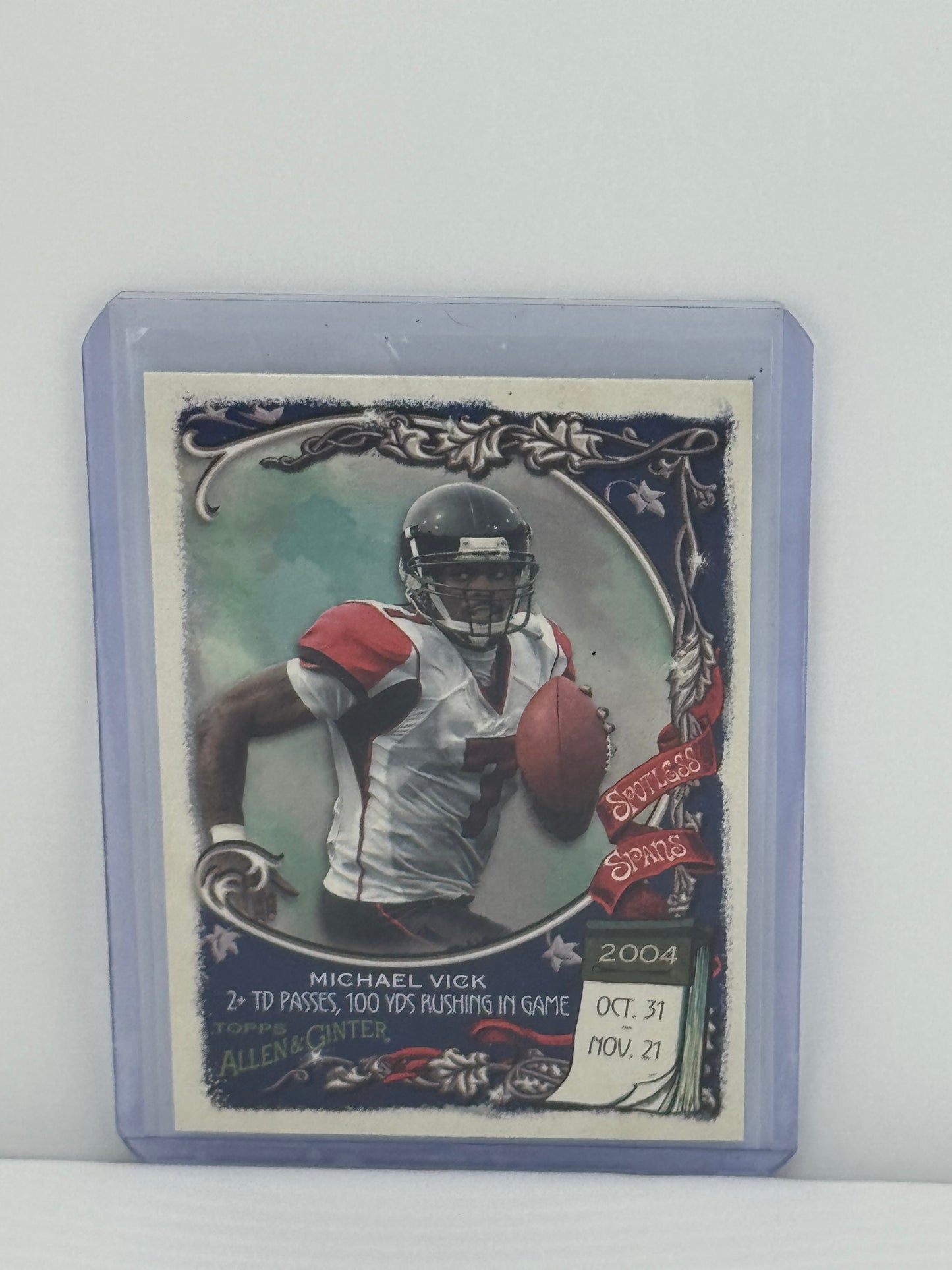 2024 Topps Allen & Ginter #SS-1 Michael Vick Spotless Spans Atlanta Falcons