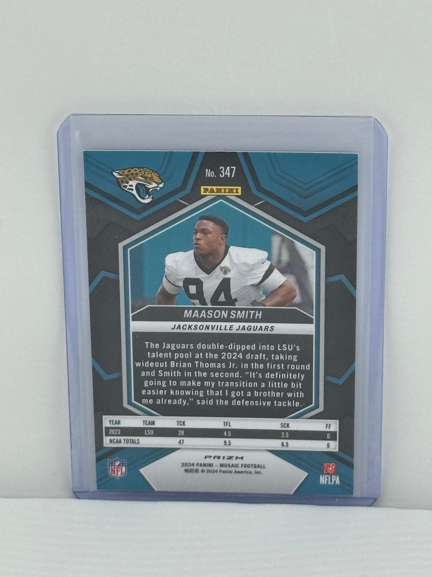 2024 Prizm #347 Maason Smith Genesis Prizm Jacksonville Jaguars