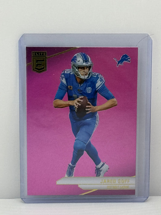 2024 Donruss Elite #15 Jared Goff Pink Detroit Lions