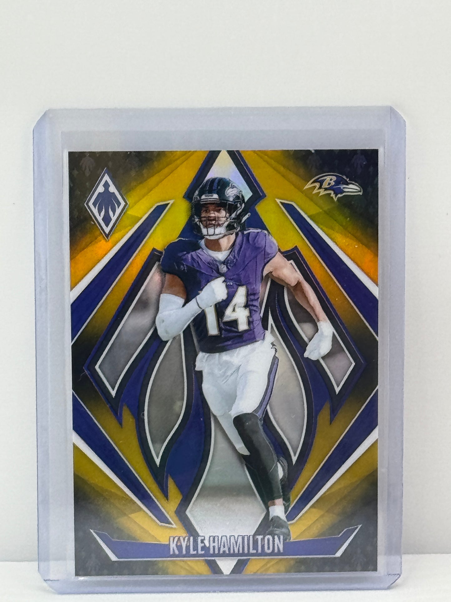 2024 Panini Phoenix #98 Kyle Hamilton Yellow 77/125 Baltimore Ravens