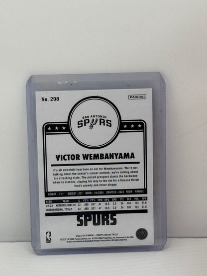 2023-24 Panini NBA Hoops #298 Victor Wembanyama RC San Antonio Spurs