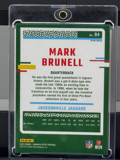 2023 Donruss Optic #84 Mark Brunell Stars Case Hit Jacksonville Jaguars