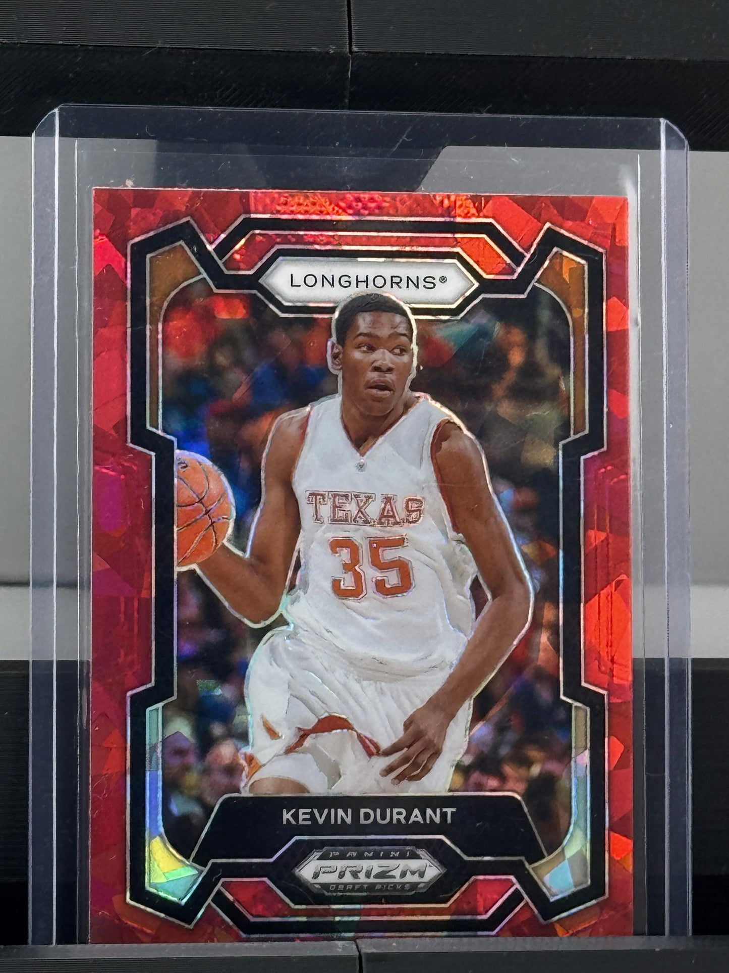 2024 Prizm Draft Picks #42 Kevin Durant Red Cracked Ice Phoenix Suns