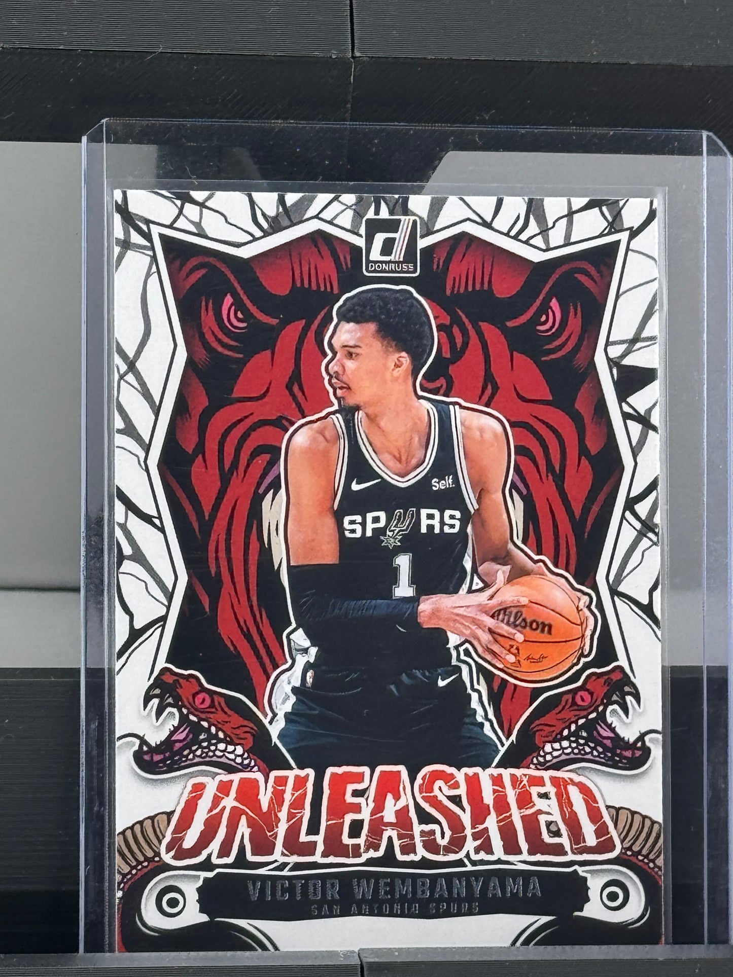 2024-25 Donruss #15 Victor Wembanyama Unleashed San Antonio Spurs