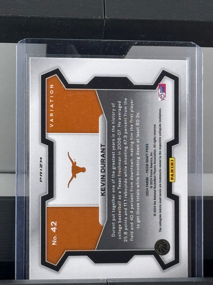 2024 Prizm Draft Picks #42 Kevin Durant Variation Green Prizm Phoenix Suns