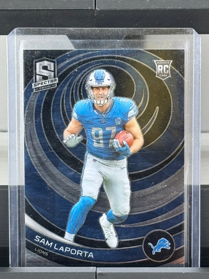 2023 Panini Spectra #139 Sam LaPorta RC Detroit Lions