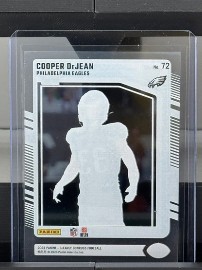 2024 Clearly Donruss #72 Cooper DeJean RC Philadelphia Eagles