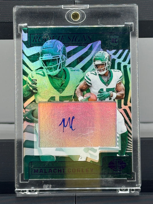 2024 Panini Illusions #RS-MCY Malachi Corley Rookie Auto 3/50 New York Jets