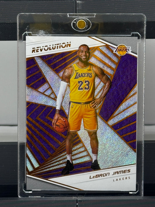 2018-19 Panini Revolution #40 Lebron James Shimmer SP Los Angeles Lakers