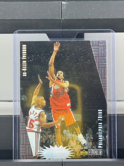 1997 Upper Deck Collectors Choice #R20 Allen Iverson You Crash the Game Philadelphia 76ers