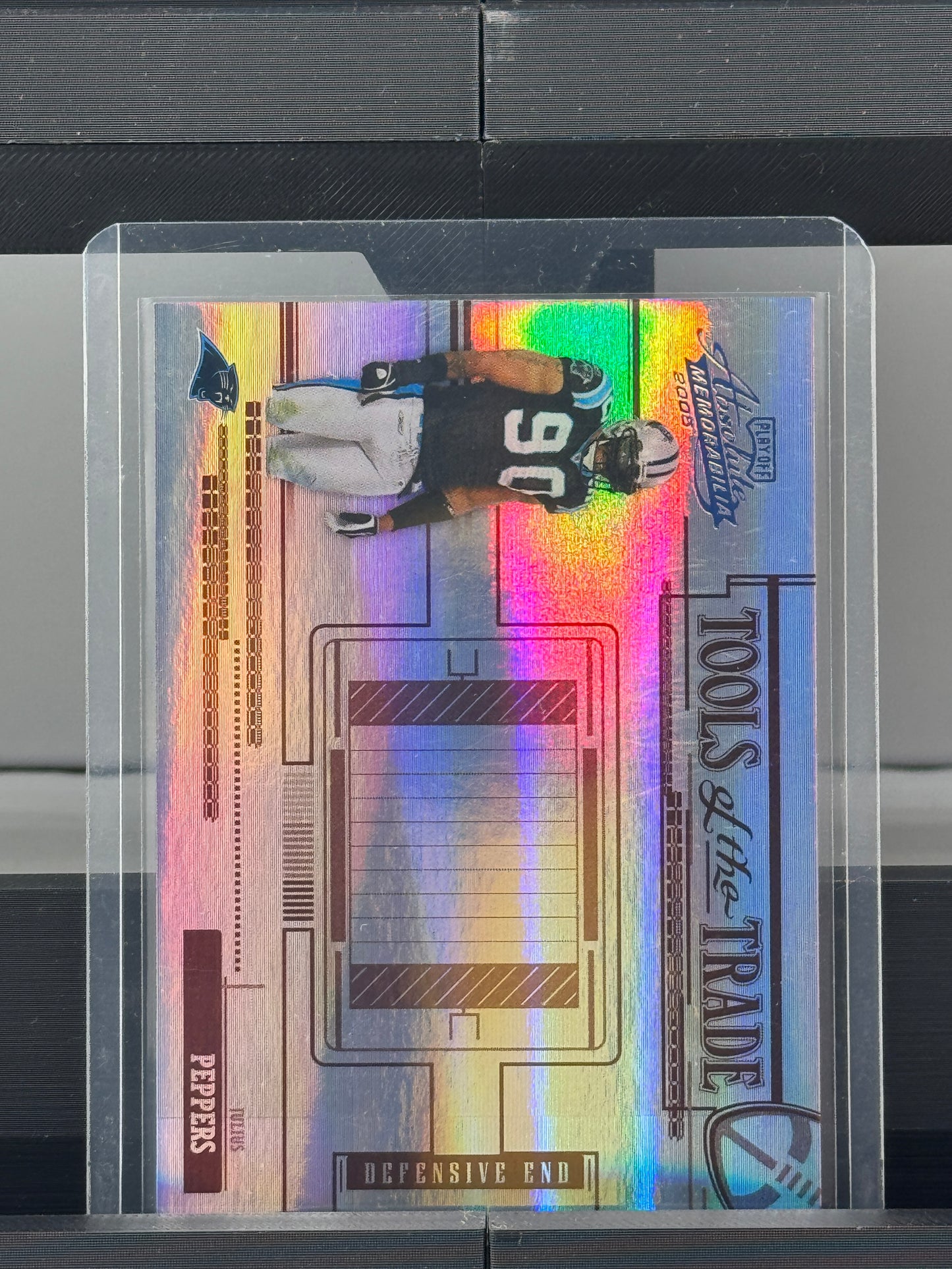 2005 Playoff Absolute Memorabilia #TT-49 Julius Peppers Tools of the Trade 39/50 Carolina Panthers