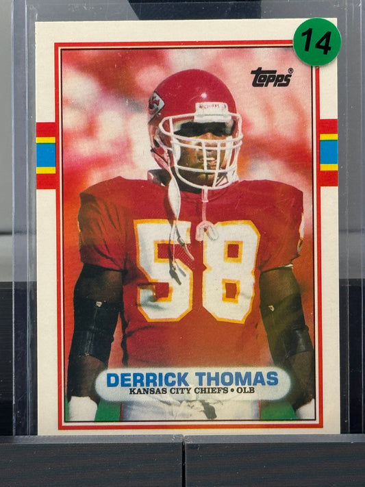 1989 Topps Traded #90T Derrick Thomas RC Kansas City Chiefs