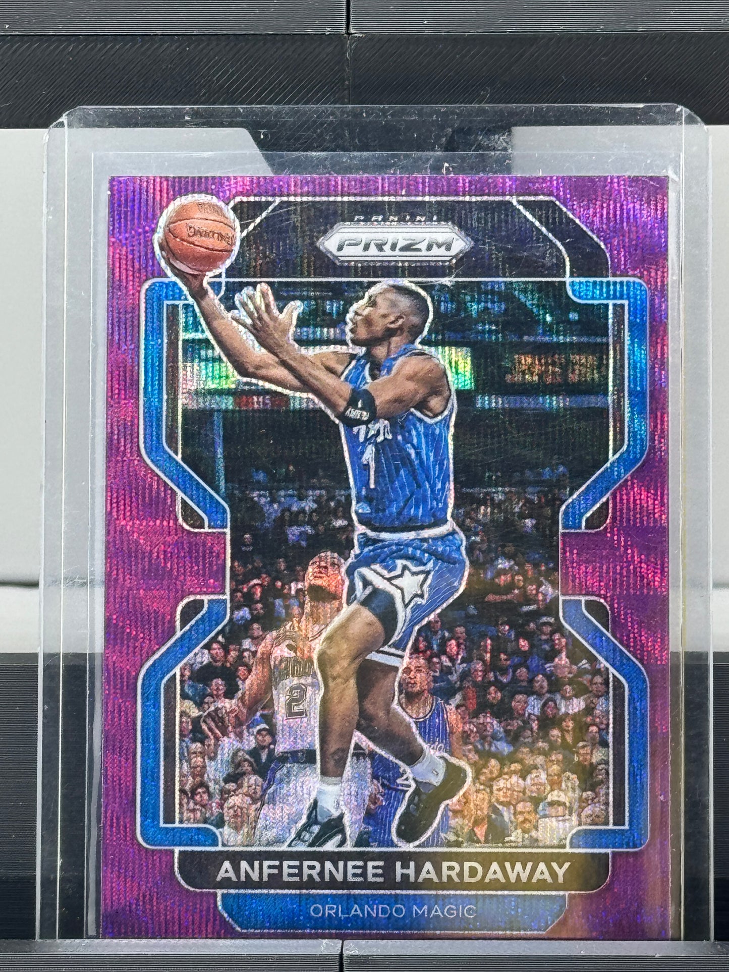 2021-22 Prizm #294 Anfernee Hardaway Purple Wave PRizm Orlando Magic