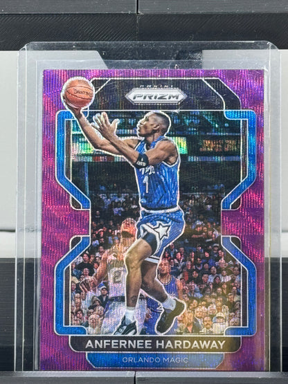 2021-22 Prizm #294 Anfernee Hardaway Purple Wave PRizm Orlando Magic