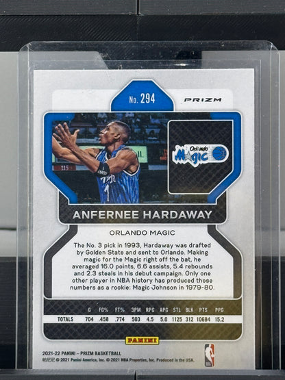 2021-22 Prizm #294 Anfernee Hardaway Purple Wave PRizm Orlando Magic