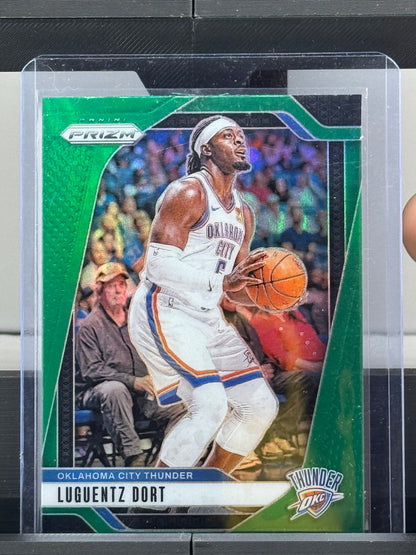 2024-25 Prizm #119 Luguentz Dort Green Prizm Oklahoma City Thunder