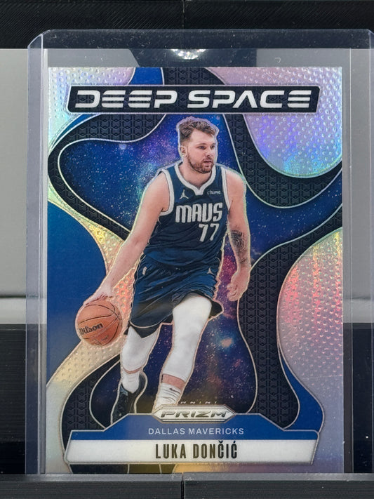 2024-25 Prizm #4 Luka Doncic Deep Space Silver Prizm Dallas Mavericks