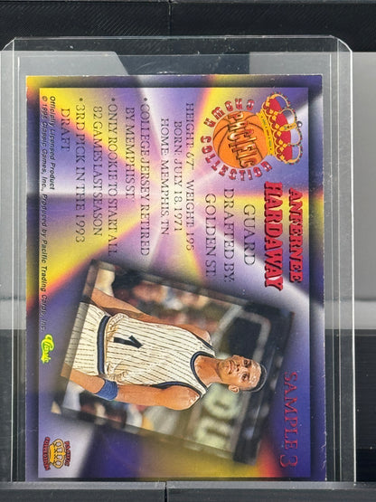 1994 Pacific Draft Picks Sample 3 Anfernee Hardaway Gold Pandora Orlando Magic