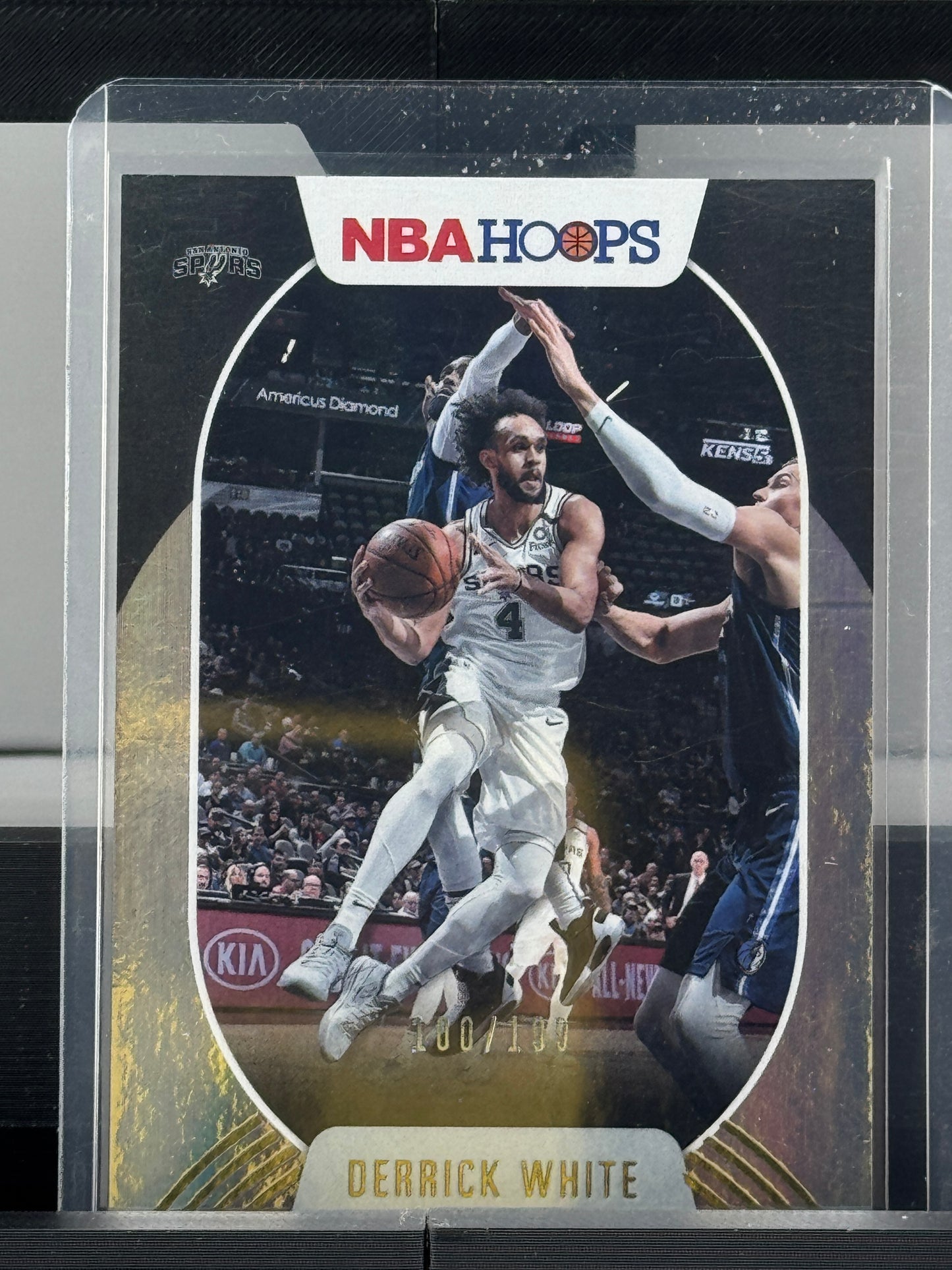 2020-21 Panini Hoops #31 Derrick White 100/199 San Antonio Spurs