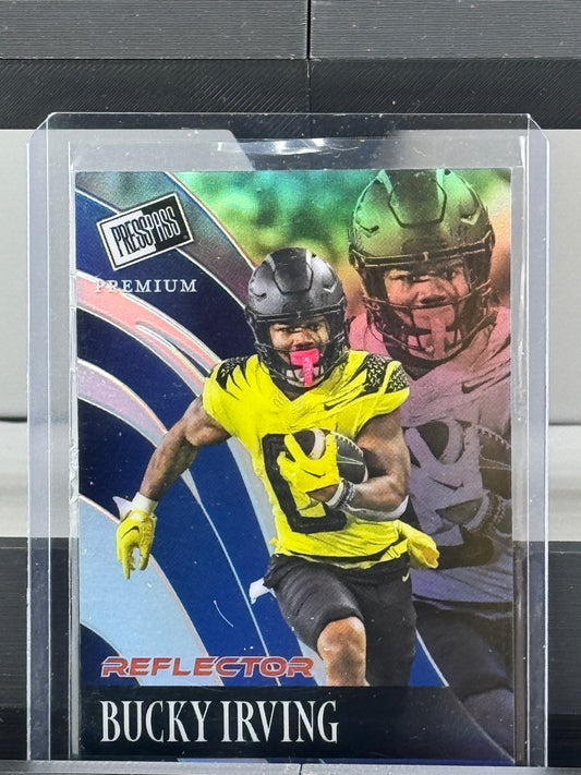 2024 Leaf Press Proof Premium #R-23 Bucky Irving Reflector 8/20 Tampa Bay Buccaneers