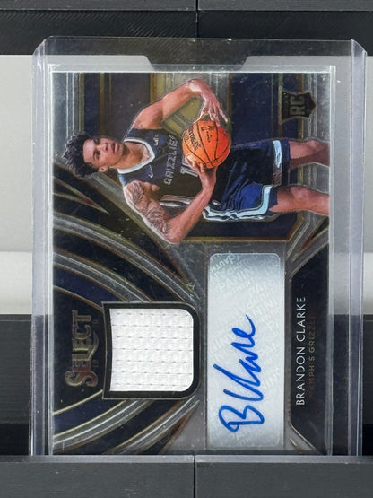 2019-20 Select #RJA-BCL Brandon Clarke Rookie Patch Auto RPA 119/199 Memphis Grizzlies