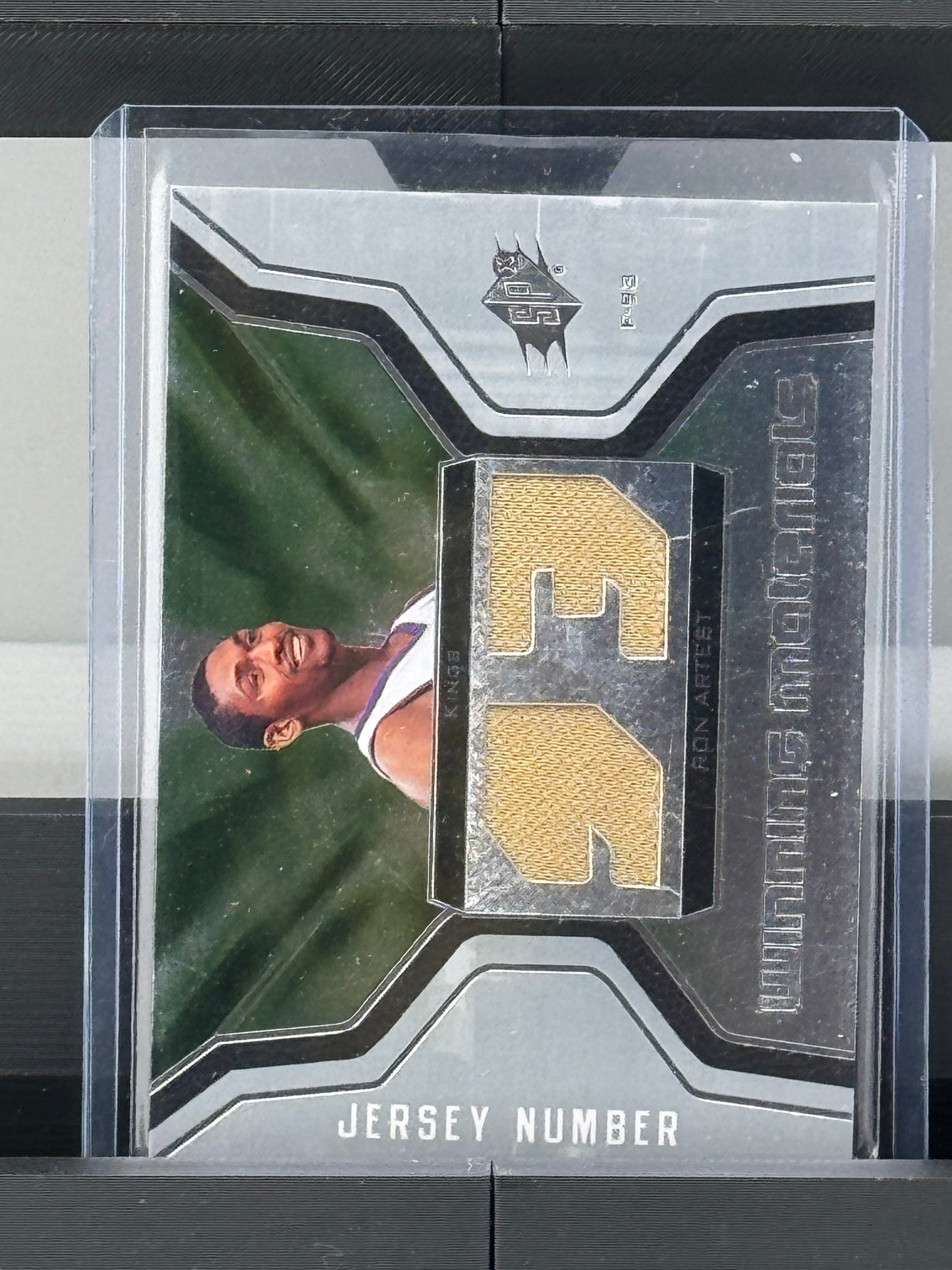 2007-08 Upper Deck SPx #WMJ-AR Ron Artest Winning Materials Game Worn Patch Sacramento Kings