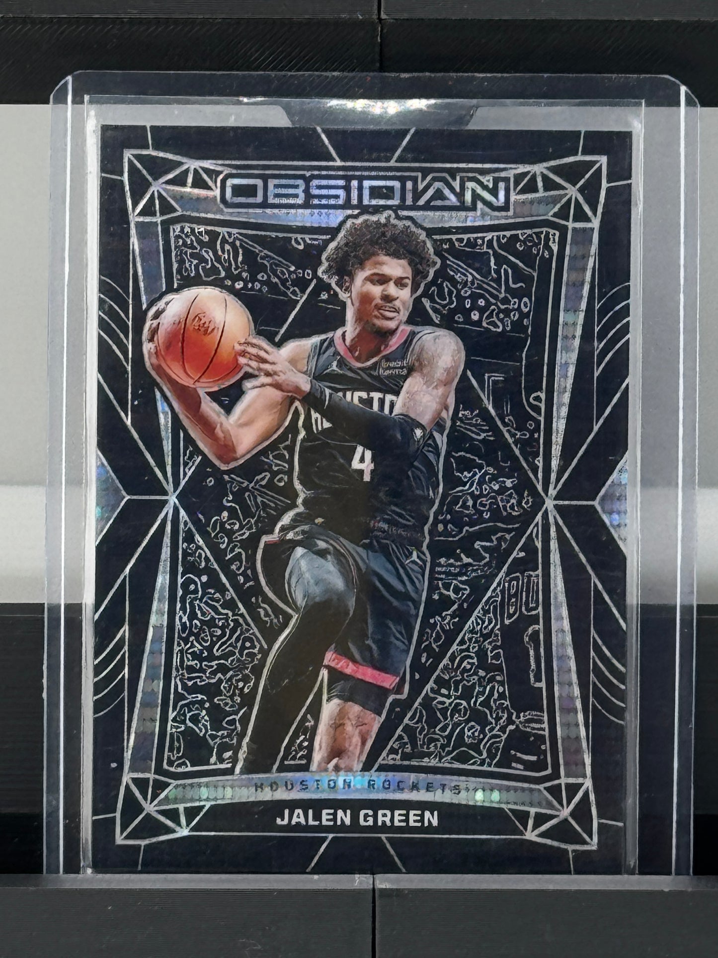 2023-24 Panini Obsidian #53 Jalen Green Pulsar Houston Rockets
