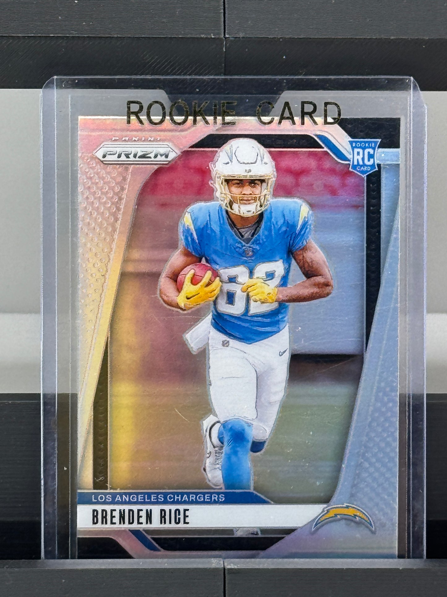 2024 Panini Prizm #313 Brenden Rice Silver Prizm RC Los Angeles Chargers