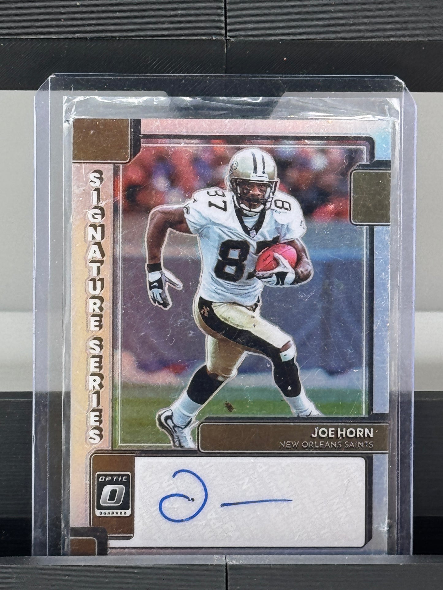 2022 Donruss Optic #SS-JHO Joe Horn Signature Series Auto New Orleans Saints