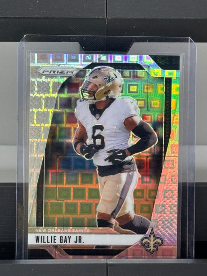 2024 Panini Prizm #208 Willie Gay Jr. Silver Pandora RC 59/400 New Orleans Saints