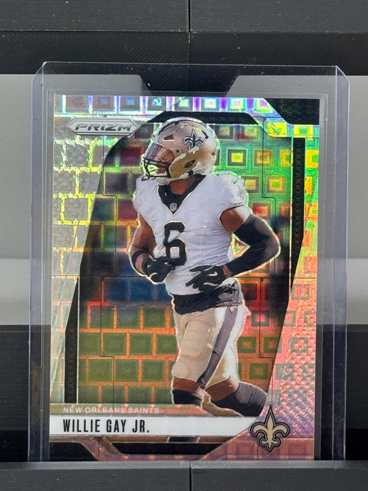 2024 Panini Prizm #208 Willie Gay Jr. Silver Pandora RC 59/400 New Orleans Saints