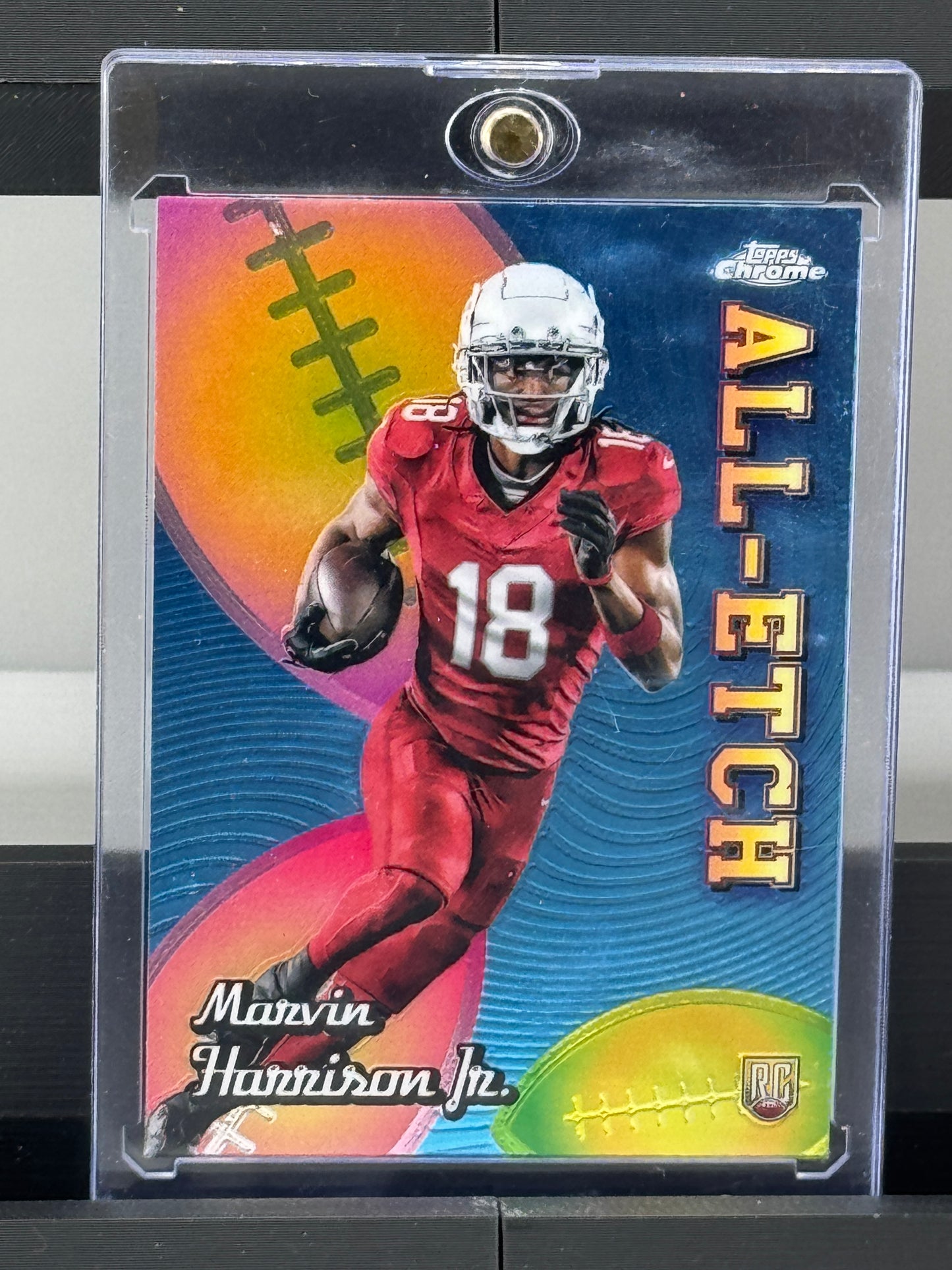 2024 Topps Chrome #CAE-MH Marvin Harrison Jr. All-Etch RC Arizona Cardinals